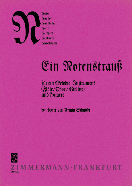 Ein Notenstrauss für Oboe&nbsp;&nbsp;und Gitarre&nbsp;&nbsp;