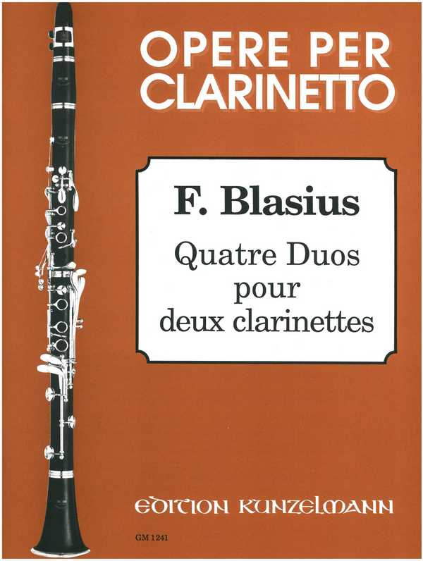 4 Duos  pour 2 clarinettes  Stimmen