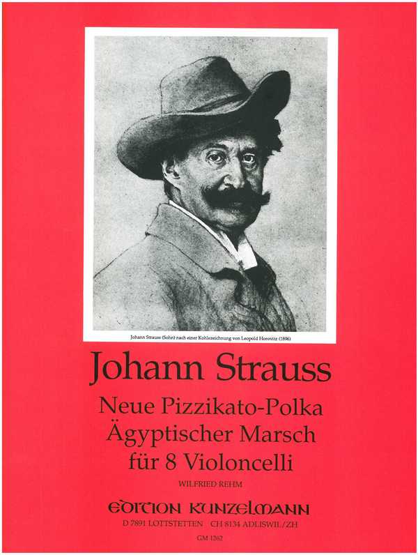 Neue Pizzikato-Polka aus Fürstin Ninetta op.449&nbsp;&nbsp;für 8 Violoncelli&nbsp;&nbsp;Stimmen
