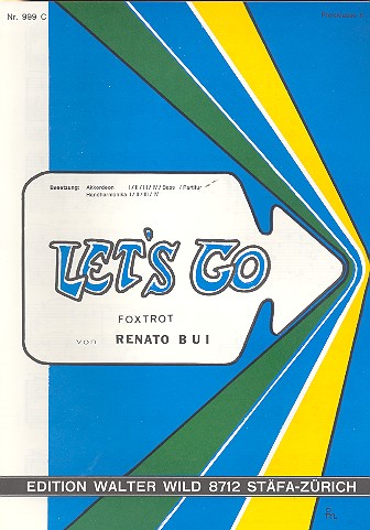 Let's go  für Akkordeonorchester  Akkordeon 1 (solo)