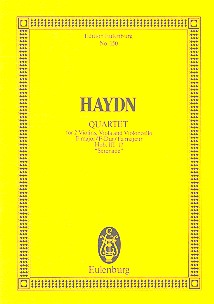 Streichquartett F-Dur op.3,5 Hob.III:17&nbsp;&nbsp;für Streichquartett&nbsp;&nbsp;Studienpartitur
