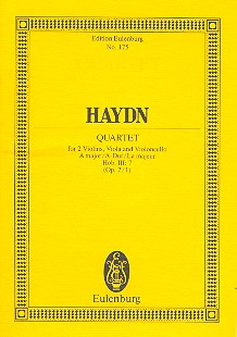 Streichquartett A-Dur op.2,1 Hob.III:7&nbsp;&nbsp;für Streichquartett&nbsp;&nbsp;Studienpartitur