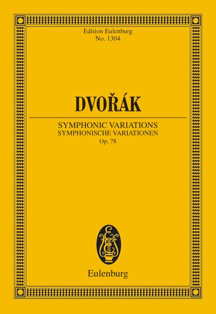 Symphonic variations op.78&nbsp;&nbsp;for orchestra&nbsp;&nbsp;Miniature score