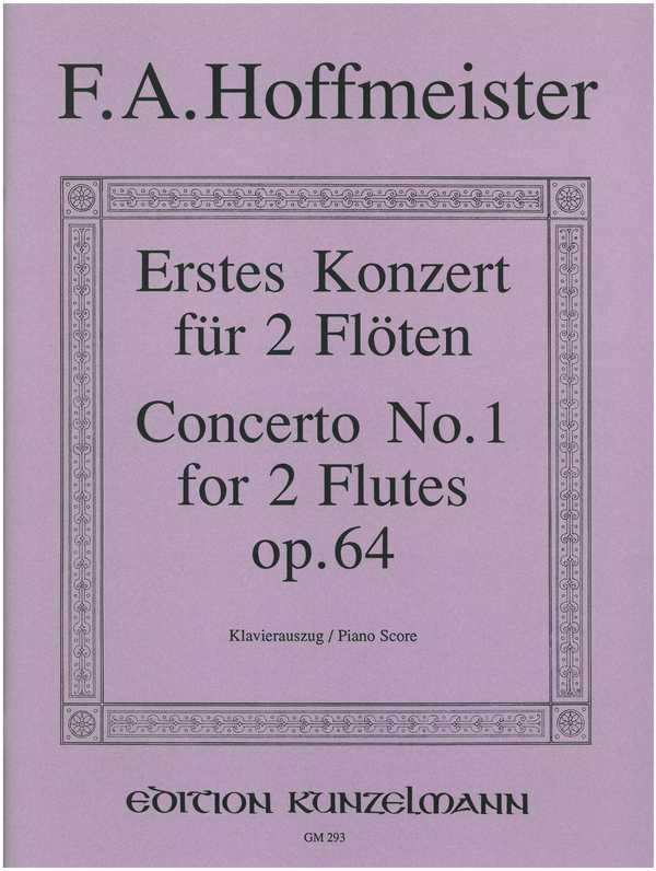 Konzert D-Dur Nr.1 op.64&nbsp;&nbsp;für 2 Flöten und Orchester&nbsp;&nbsp;für 2 Flöten und Klavier