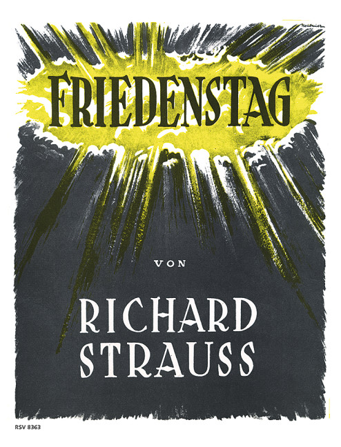 Friedenstag op.81&nbsp;&nbsp;Oper in einem Aufzug von Joseph Gregor&nbsp;&nbsp;Klavierauszug (dt)