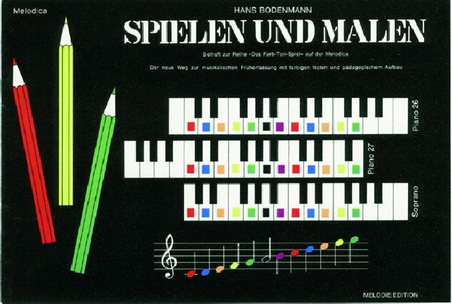 Spielen und Malen Beiheft zur&nbsp;&nbsp;Reihe das Farbtonspiel auf der&nbsp;&nbsp;Melodica