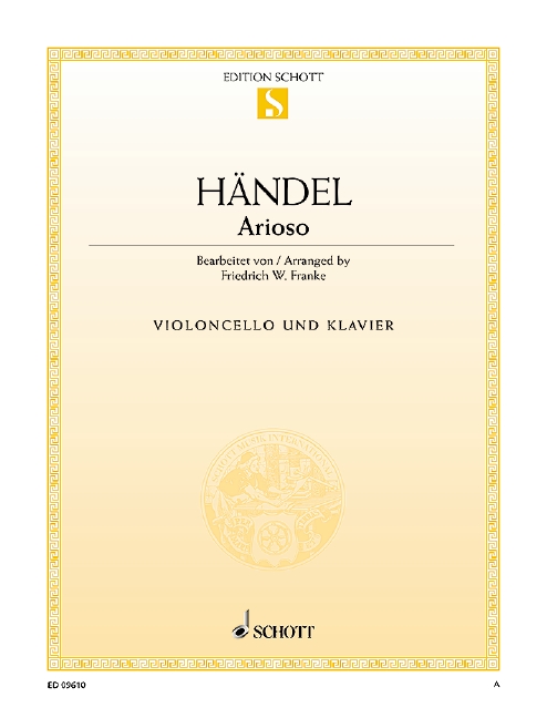 Arioso&nbsp;&nbsp;für Violoncello und Klavier&nbsp;&nbsp;