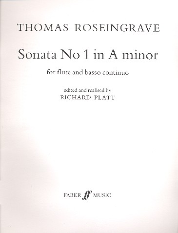 Sonata a minor no.1 for flute and bc    