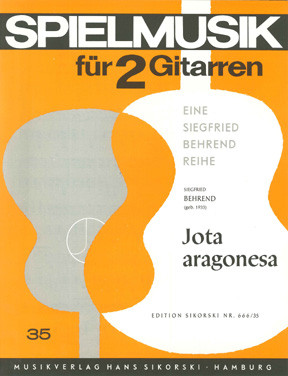 Jota aragonesa  für 2 Gitarren  partitur