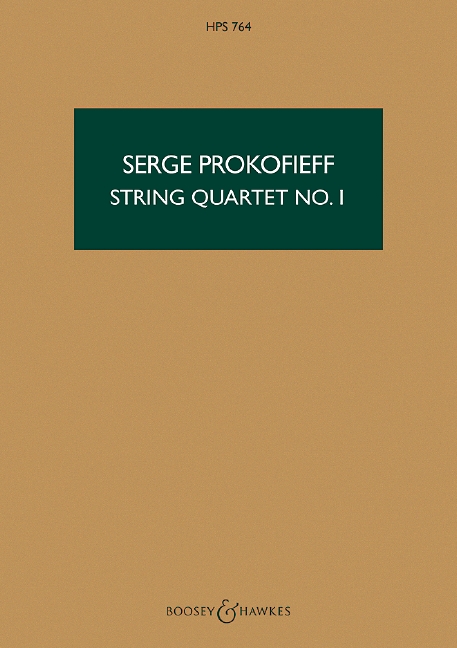 Streichquartett Nr. 1 op. 50 HPS 764  für Streichquartett  Studienpartitur