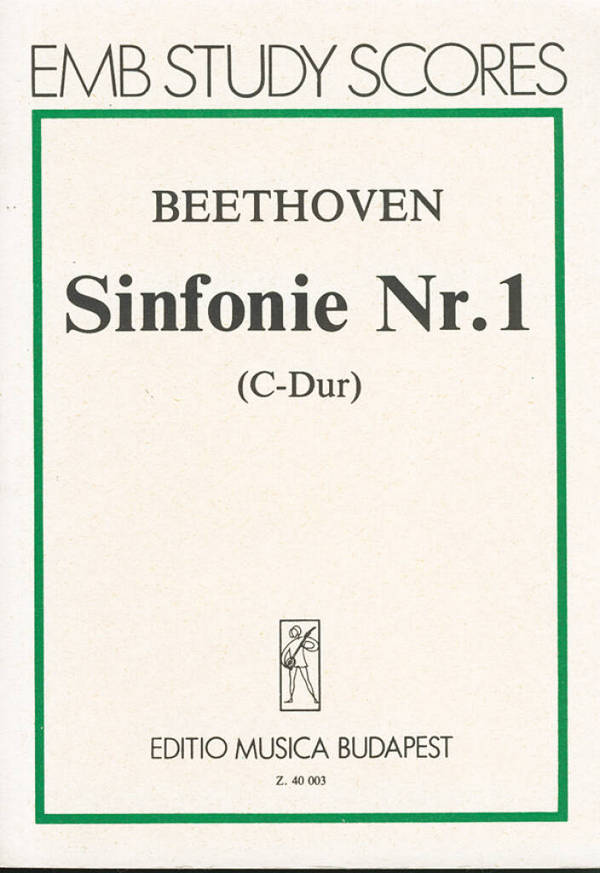 Sinfonie C-Dur Nr.1 op.21&nbsp;&nbsp;für Orchester&nbsp;&nbsp;Studienpartitur
