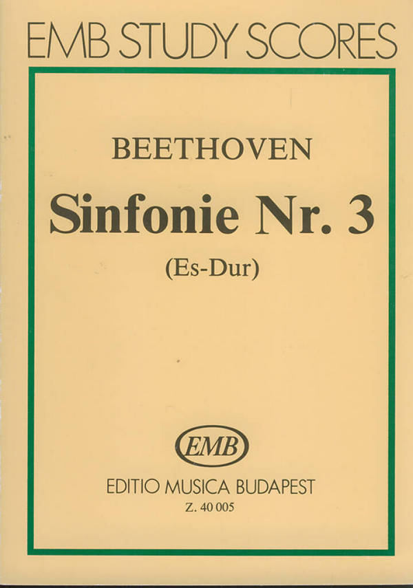 Sinfonie Es-Dur Nr.3 op.55&nbsp;&nbsp;für Orchester&nbsp;&nbsp;Studienpartitur
