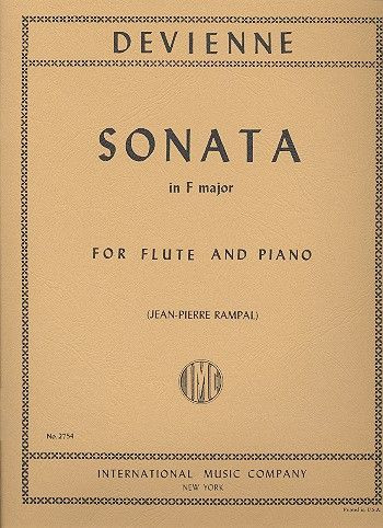 Sonata F major  for flute and piano  
