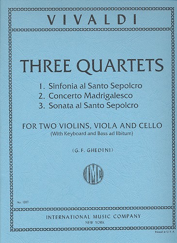 3 string quartets F.XI:7, XI:10 and XVI:2  for 2 violins, viola and violoncello  parts