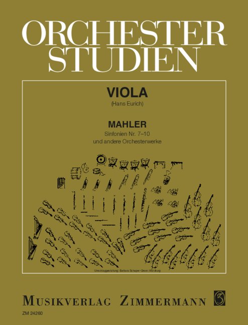Orchesterstudien für Viola  Sinfonien Nr.7-10  