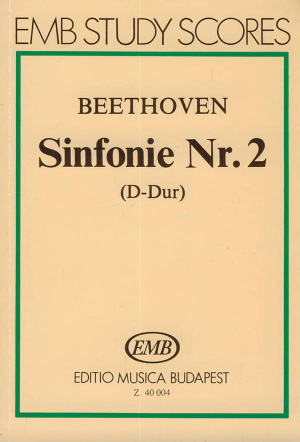 Sinfonie D-Dur Nr.2 op.36&nbsp;&nbsp;für Orchester&nbsp;&nbsp;Studienpartitur