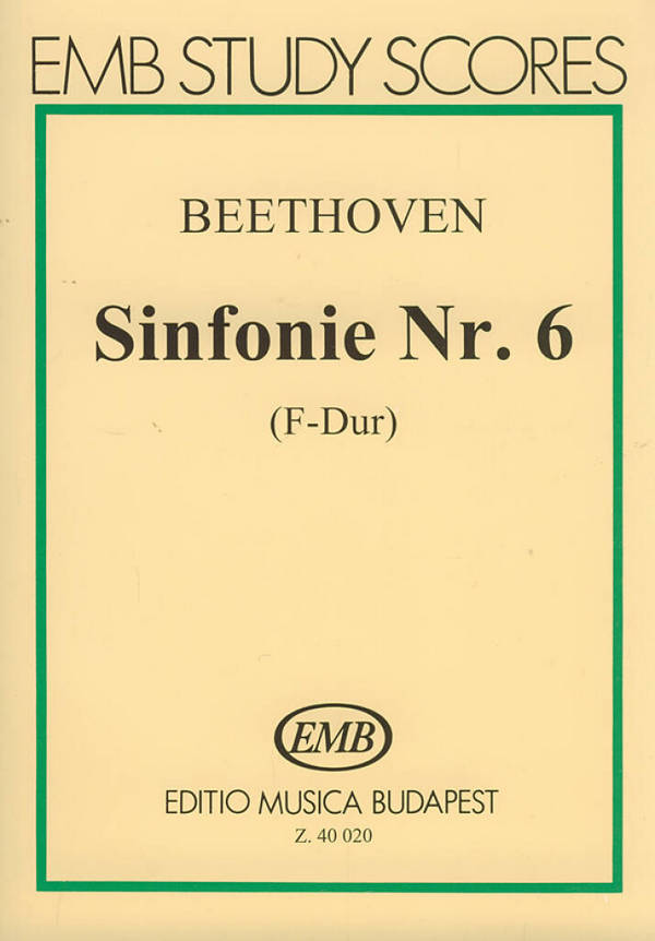 Sinfonie F-Dur Nr.6 op.68&nbsp;&nbsp;für Orchester&nbsp;&nbsp;Studienpartitur