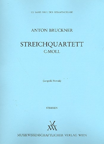 Streichquartett c-Moll  für Streichquartett  Stimmen