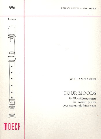 Four Moods für 4 Blockflöten  (SATB)  Spielpartitur