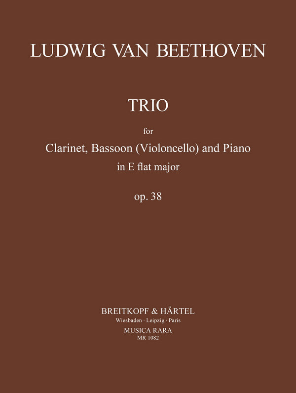 Trio op.38&nbsp;&nbsp;für Klarinette, Fagott und Klavier&nbsp;&nbsp;