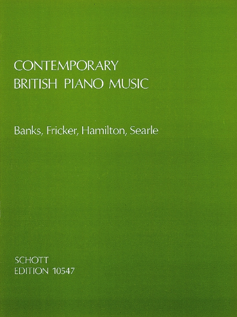 Contemporary british piano music&nbsp;&nbsp;&nbsp;&nbsp;