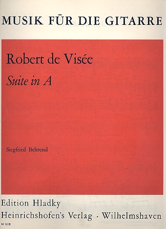 Suite in A  für Gitarre  