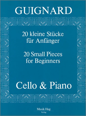 20 kleine Stücke für Anfänger  für Violoncello und Klavier  