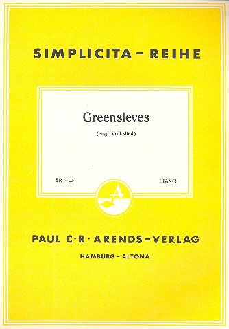 Greensleeves  für Klavier  