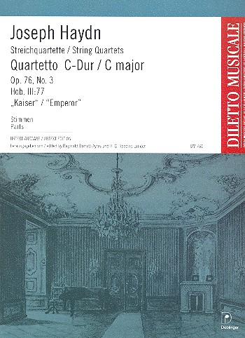 Streichquartett C-Dur op.76,3&nbsp;&nbsp;Hob.III:77,  Stimmen&nbsp;&nbsp;