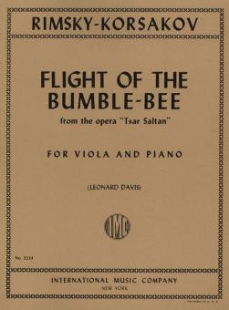 Flight of the bumble-bee&nbsp;&nbsp;for viola and piano&nbsp;&nbsp;
