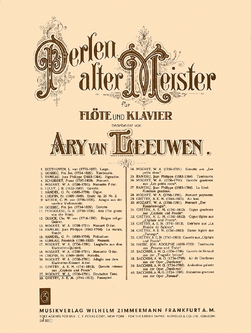 Deutscher Tanz für Flöte und Klavier&nbsp;&nbsp;&nbsp;&nbsp;