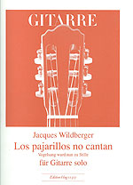 Los pajarillos no cantan&nbsp;&nbsp;für Gitarre&nbsp;&nbsp;