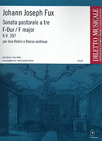 Sonata pastorale a tre F-Dur KV397&nbsp;&nbsp;für 2 Violinen und Bc&nbsp;&nbsp;Partitur und 2 Stimmen