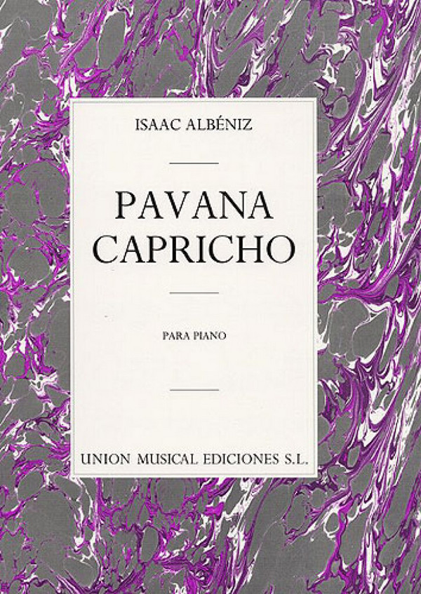 Pavana capricho op.12 para piano    