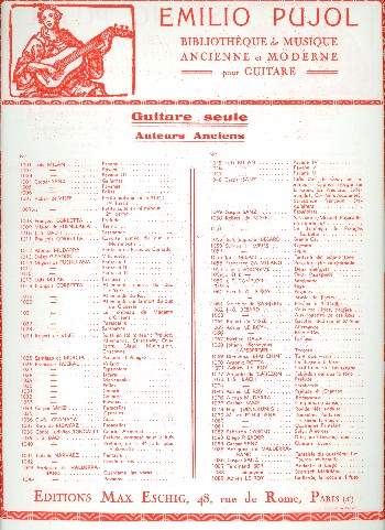 Triptyque compagnard Etude sur  cordes a vide pour la main droite  seulement pour guitare