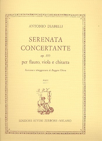Serenata concertante op.105  per flauto, viola e chitarra  set