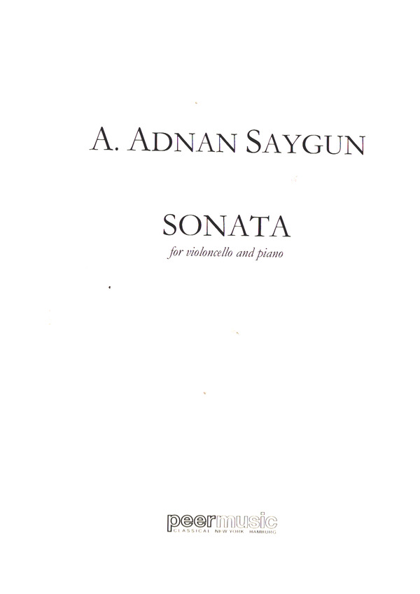 Sonata op.12   for violoncello and piano  