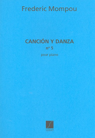 Cancion y danza no.5   pour piano  