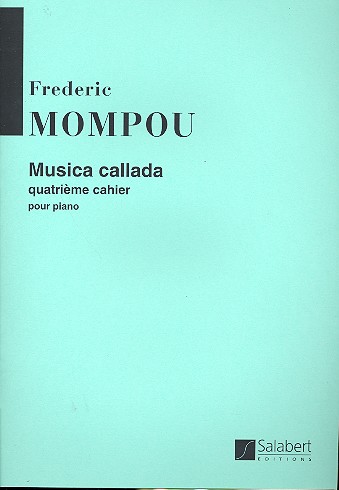 Musica callada vol.4   pour piano  