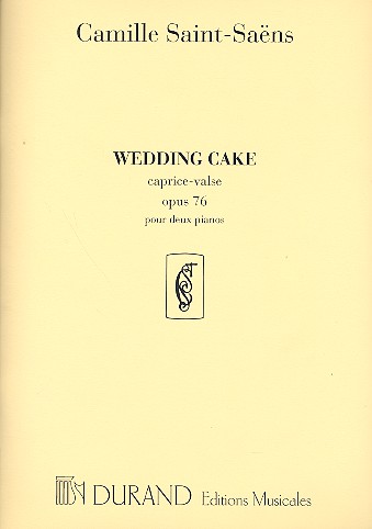 Wedding Cake op.76&nbsp;&nbsp;Caprice-valse pour 2 pianos&nbsp;&nbsp;