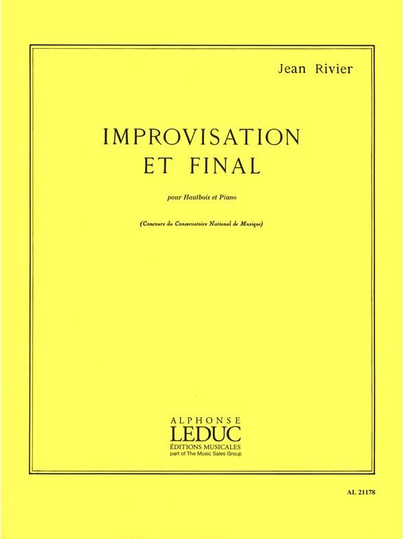 IMPROVISATION ET FINAL POUR&nbsp;&nbsp;HAUTBOIS ET PIANO&nbsp;&nbsp;