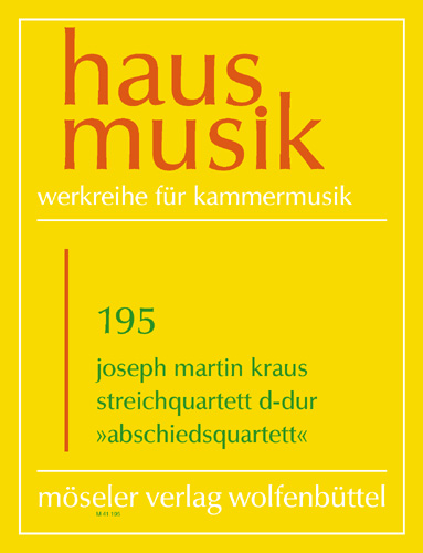 Streichquartett D-Dur&nbsp;&nbsp;Stimmen&nbsp;&nbsp;