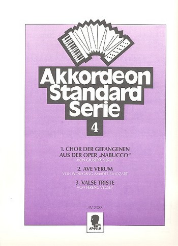 Akkordeon Standard Serie Band 4  für Akkordeon  