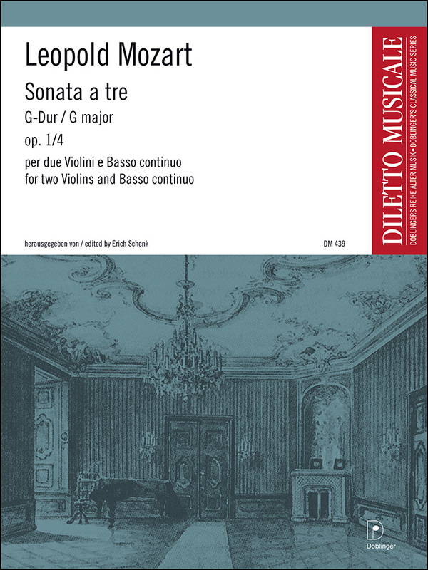 Sonata G-Dur à tre Nr.4  per 2 violini e bc  