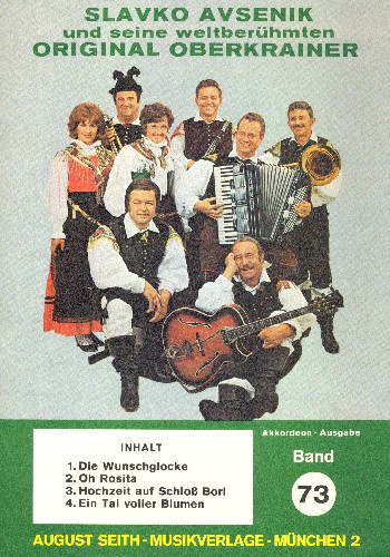 Slavko Avsenik und seine  weltberühmten Original Oberkrainer  Band 73 für Akkordeon