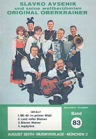 Slavko Avsenik und seine weltberühmten Original Oberkrainer Band 83  für Akkordeon  