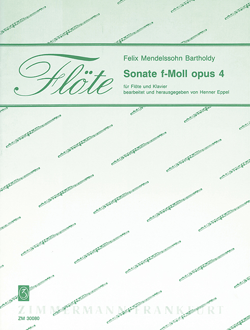 Sonate f-Moll op.4&nbsp;&nbsp;für Flöte und Klavier&nbsp;&nbsp;