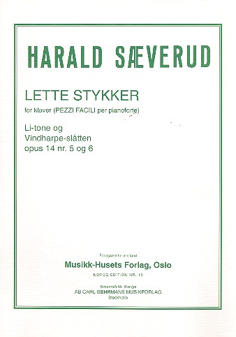 Lette stykker op. 14,5+6  for piano  