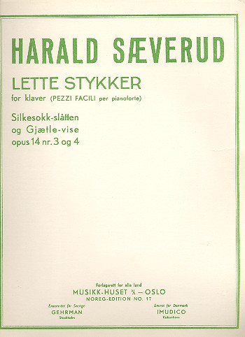 Lette stykker op. 14,3+4  for piano  
