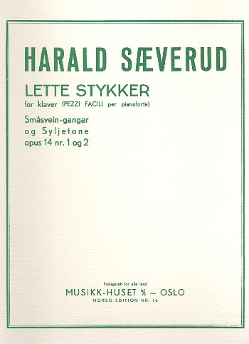 Lette stykker op. 14,1+2  for piano  